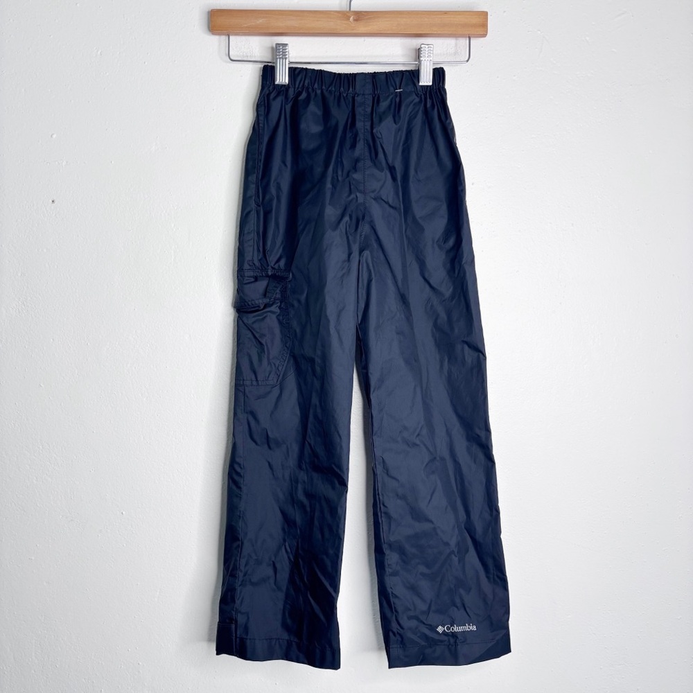 Columbia Black Nylon Rain Pants Size XS NWOT